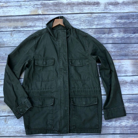 Madewell olive surplus jacket - Picture 2 of 10